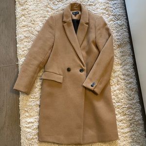 Zara XS Beige Camel Tan Coat